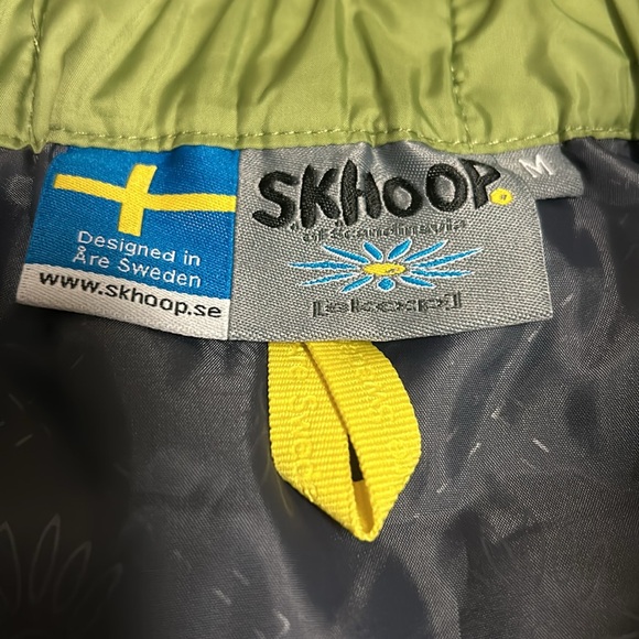 SKHOOP Down Insulated Winter Ski Skirt, Medium, Green - Picture 4 of 9